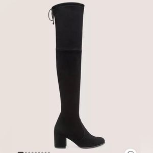 Stuart Weitzman suede OTK BOOTS never worn size 5.5 fits a 6